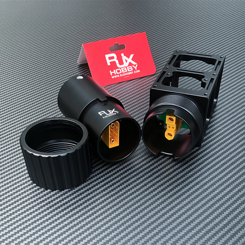 RJX 1pcs 50mm AS120 Quick ReleasePlug Connector Folding Arm Pipe Clamp for Plant Agriculture UAV Drone