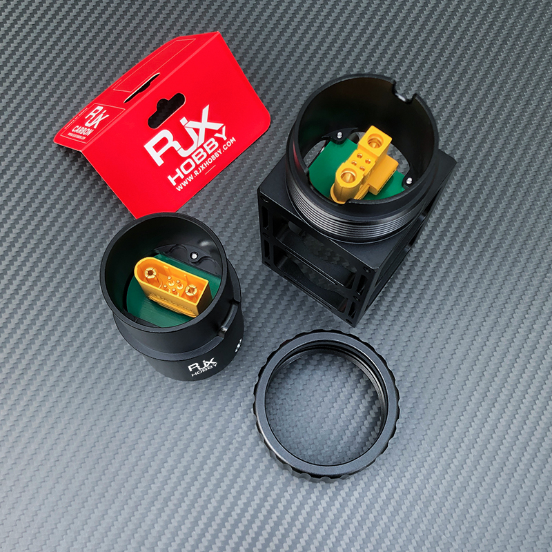 RJX 1pcs 50mm AS120 Quick ReleasePlug Connector Folding Arm Pipe Clamp for Plant Agriculture UAV Drone