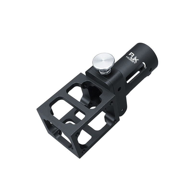 RJX 1pcs 20mm Aluminum alloy folding side arm pipe joint for plant protection uav RC helicopter spareparts