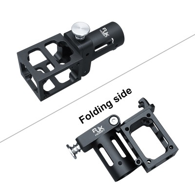 RJX 1pcs 20mm Aluminum alloy folding side arm pipe joint for plant protection uav RC helicopter spareparts