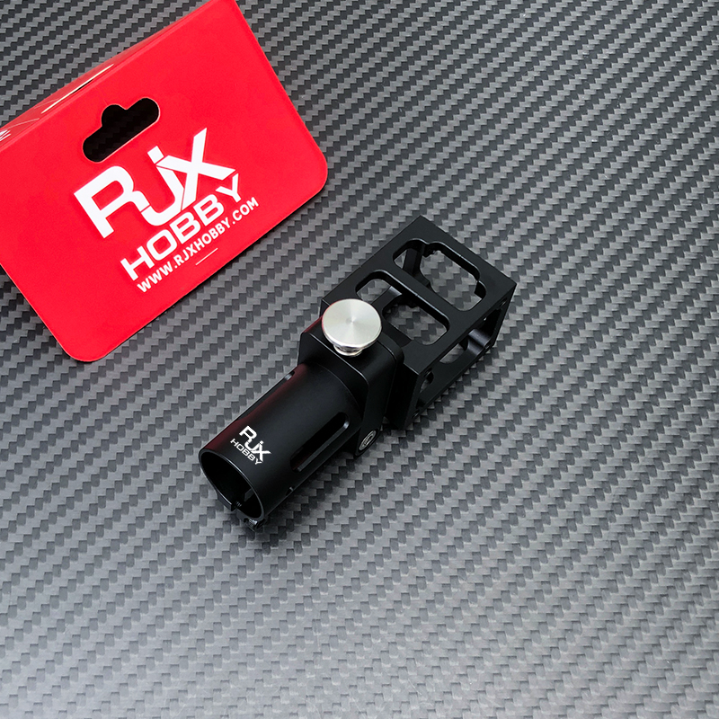 RJX 1pcs 20mm Aluminum alloy folding side arm pipe joint for plant protection uav RC helicopter spareparts