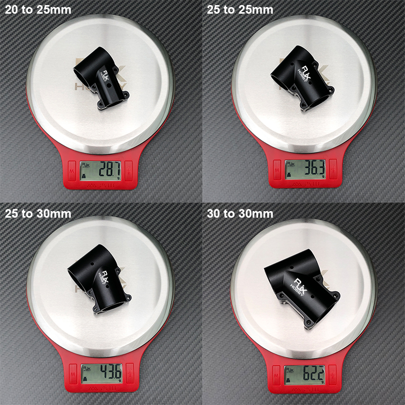 RJX 1pcs 16mm / 20mm / 20 to 25mm / 20 to 30mm /25mm / 25 to 30mm / 30mm / 40mm Tee Joint Landing Gear Connector for RC Plant UAV Drone