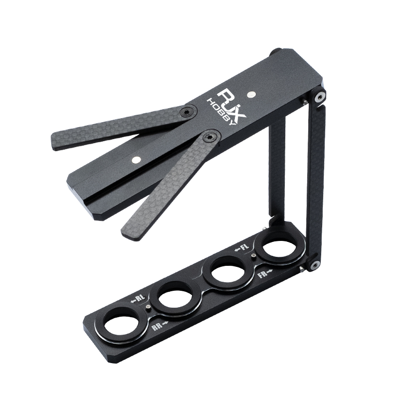 RJX 1pcs Aluminum Shock Stand Shock Absorber Rack Holder for 1/8 1/10 RC Car
