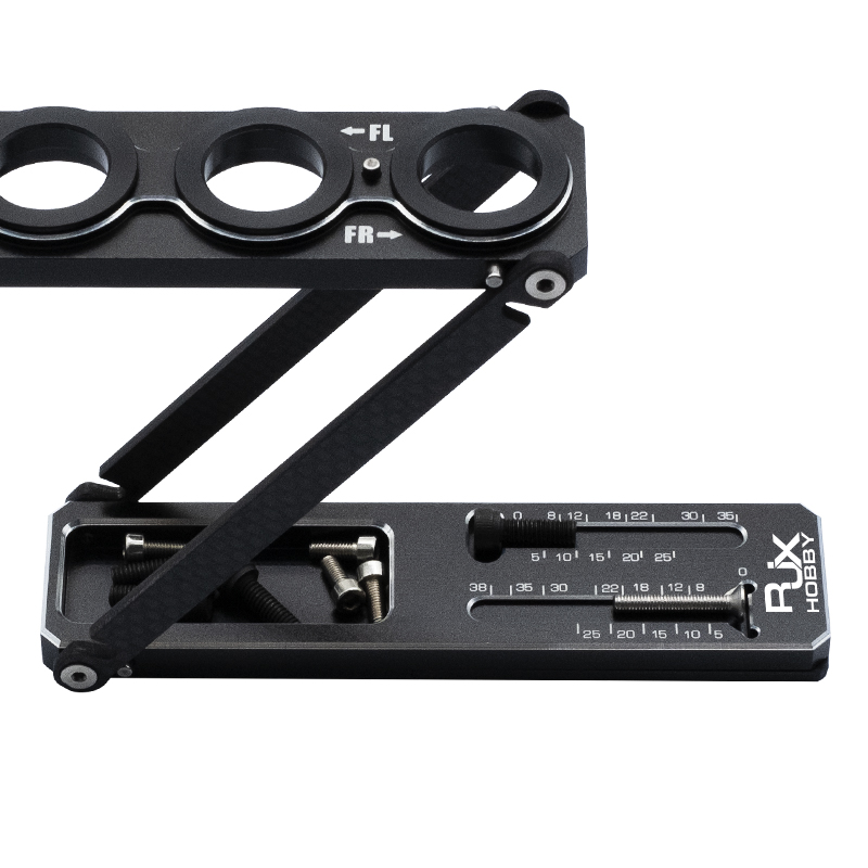 RJX 1pcs Aluminum Shock Stand Shock Absorber Rack Holder for 1/8 1/10 RC Car
