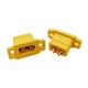 RJXHOBBY 5pcs Amass XT60BE-M Male Plug