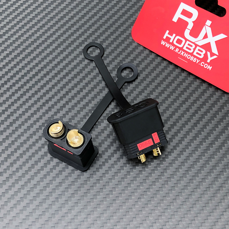 RJX 5pairs QS8 Male Female Plug Waterproof Cap Power Electric Connector Dustproof Cover Protective Shell Housing