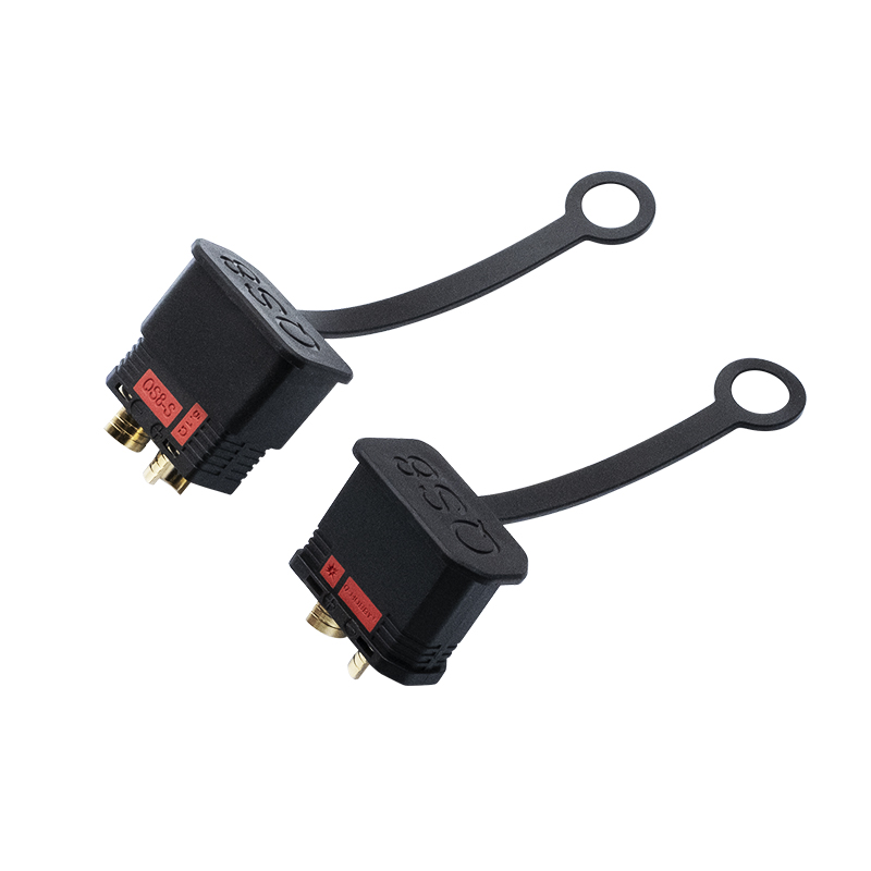 RJX 5pairs QS8 Male Female Plug Waterproof Cap Power Electric Connector Dustproof Cover Protective Shell Housing