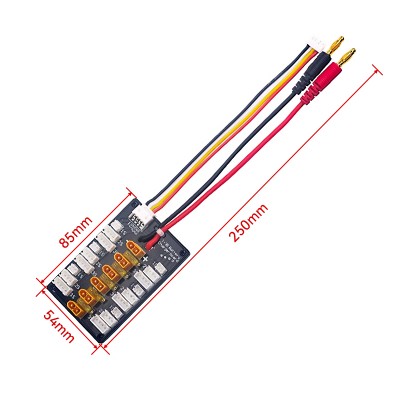 RJX 1pcs 1S-3S XT30 Parallel Charging Balance Board For RC Lipo IMAX B6 B6AC Battery Charger