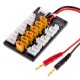 RJX 1pcs 1-3S XT30 Plug Li-Po Battery Parallel Charging Board with XT30 Male To JST Female Cables for IMAX B6 Charger 