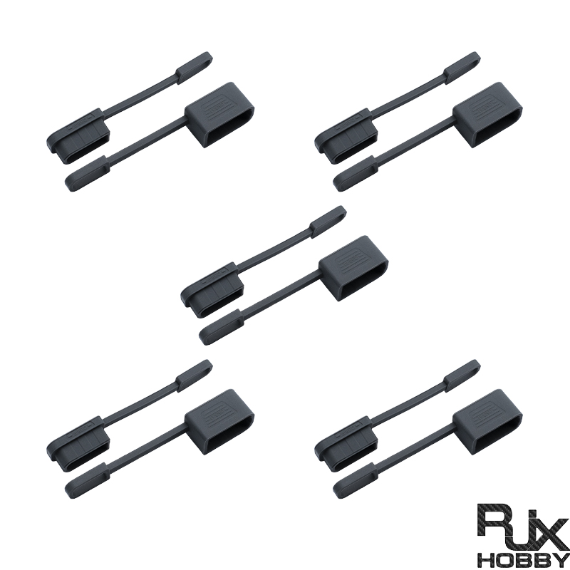 RJX 5pairs QS8 Male Female Plug Waterproof Cap Power Electric Connector Dustproof Cover Protective Shell Housing