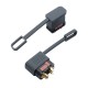 RJX 5pairs QS8 Male Female Plug Waterproof Cap Power Electric Connector Dustproof Cover Protective Shell Housing