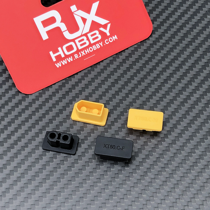 RJX 5Pairs XT60 XT60H XT60W XT60U Male Female Plug Dust Cap PVC Protective Cover Anti-Dirt Cap Protector Shell 