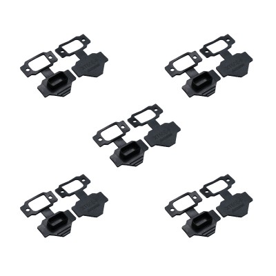 RJX 10pcs XT60E-F Plug Anti-Dirt Cap PVC Protective Shell Housing Case XT60E Female Connector Dustproof Cover