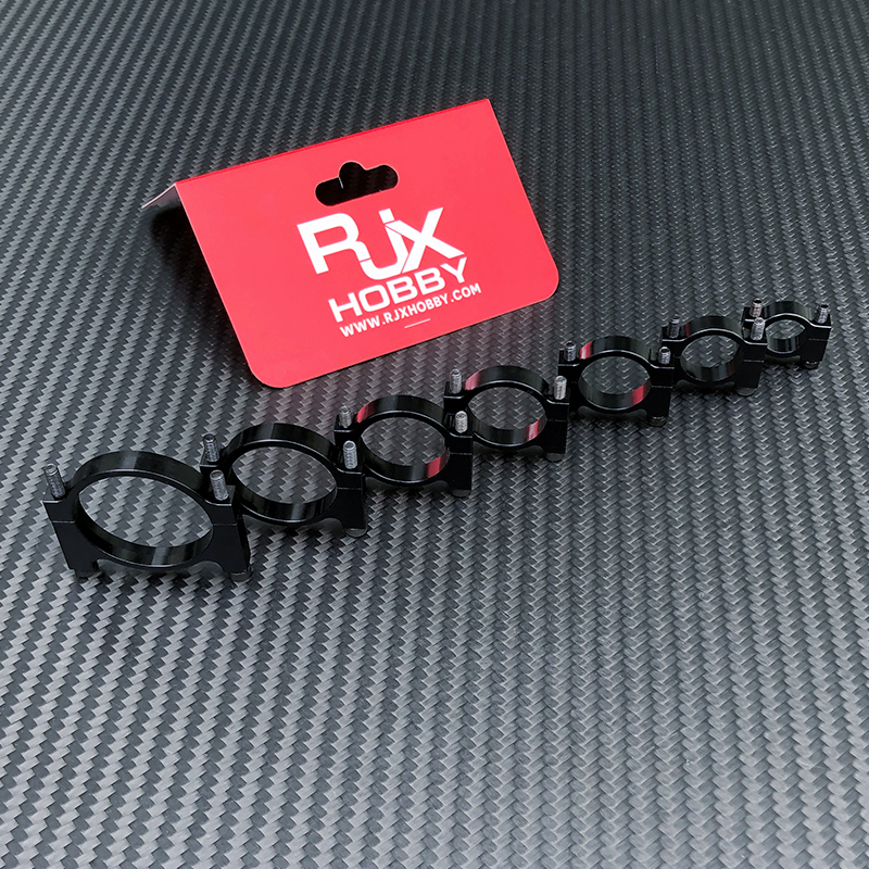 RJX 1pcs 12 16 18 20 22 25 30mm Alloy Tube Clamp Fixture Clip Pipe Bracket for UAV Drone Spare Parts
