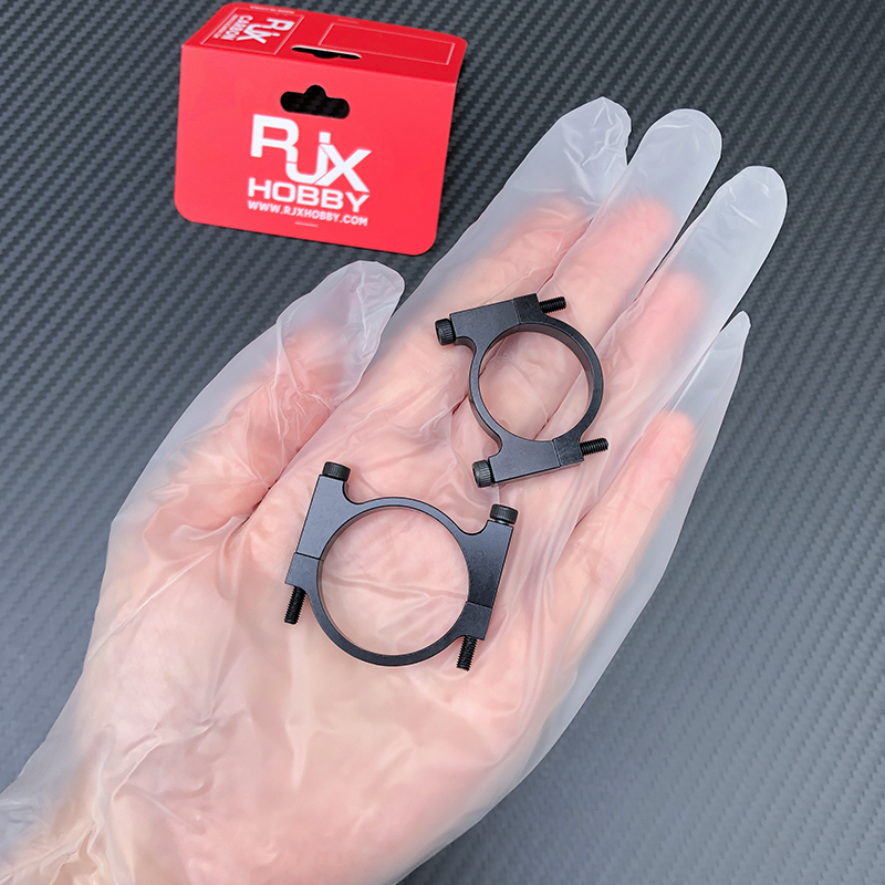 RJX 1pcs 12 16 18 20 22 25 30mm Alloy Tube Clamp Fixture Clip Pipe Bracket for UAV Drone Spare Parts