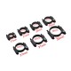 RJX 1pcs 12 16 18 20 22 25 30mm Alloy Tube Clamp Fixture Clip Pipe Bracket for UAV Drone Spare Parts