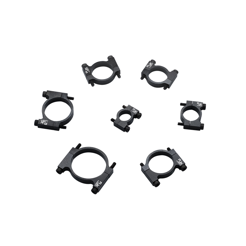 RJX 1pcs 12 16 18 20 22 25 30mm Alloy Tube Clamp Fixture Clip Pipe Bracket for UAV Drone Spare Parts