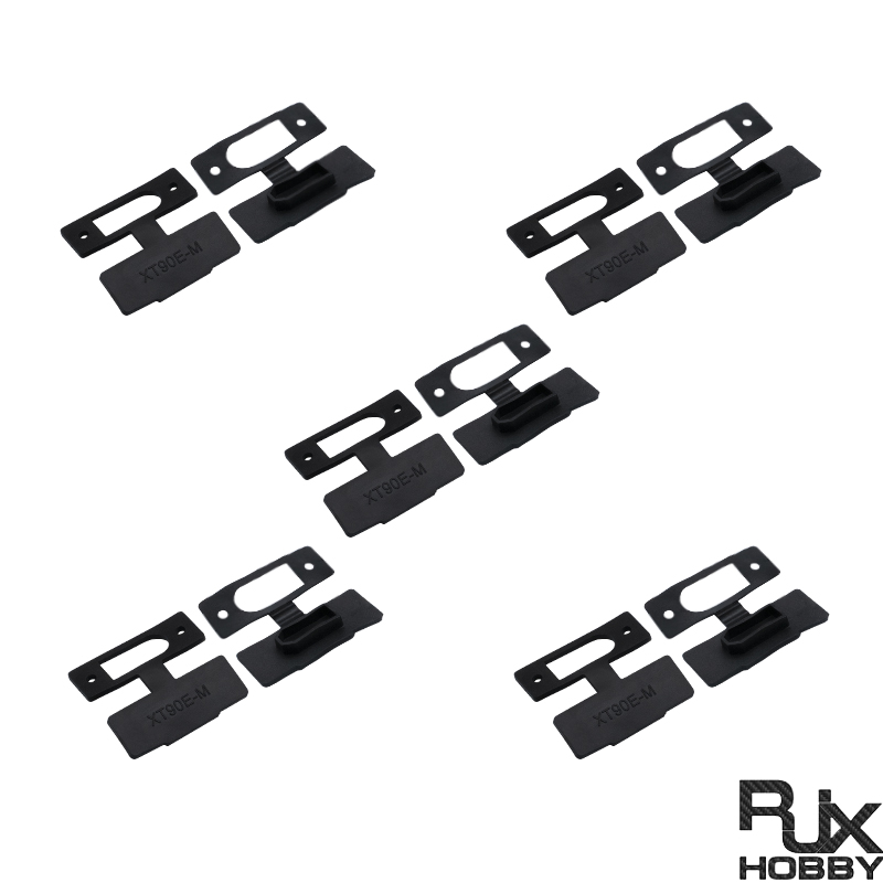RJX 10pcs XT90E-M Male Head Dustproof Cover PVC Protective Sleeve Dust Cap Can Fix XT90 Dust Back Cover