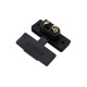 RJX 10pcs XT90E-M Male Head Dustproof Cover PVC Protective Sleeve Dust Cap Can Fix XT90 Dust Back Cover