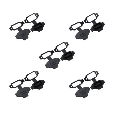 RJX 10pcs XT90E-F Female Head Dustproof Cover PVC Protective Sleeve Dust Cap Can Fix XT90 Dust Back Cover