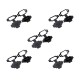 RJX 10pcs XT90E-F Female Head Dustproof Cover PVC Protective Sleeve Dust Cap Can Fix XT90 Dust Back Cover