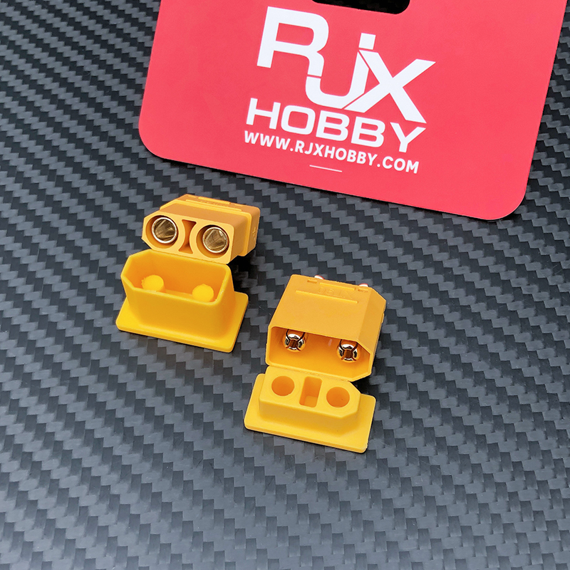 RJX 5Pairs XT90 Male Female Plug Dust Cap PVC Protective Cover Anti-Dirt Cap Protector Shell