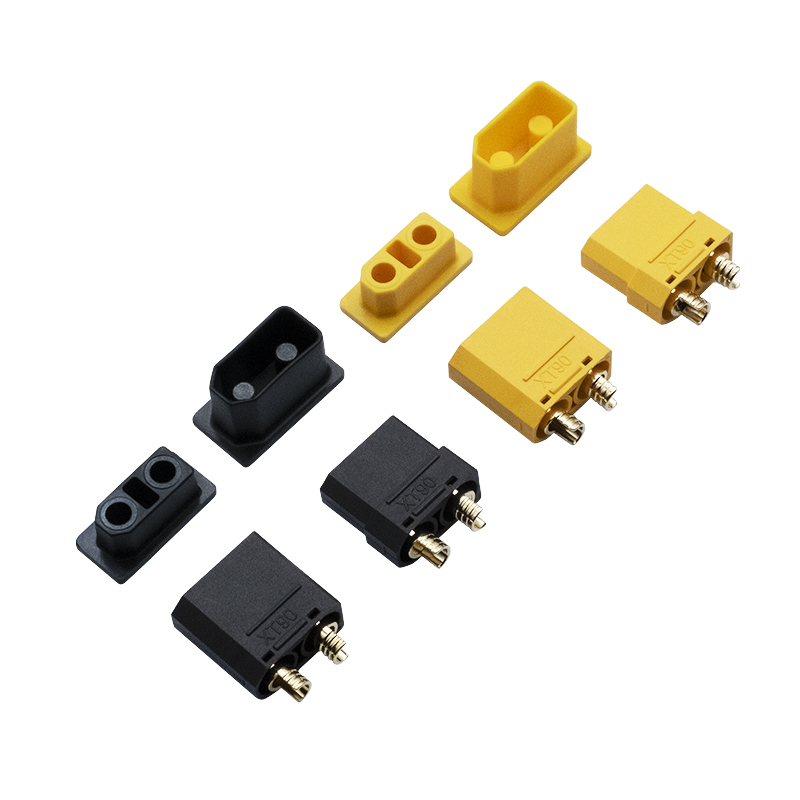 RJX 5Pairs XT90 Male Female Plug Dust Cap PVC Protective Cover Anti-Dirt Cap Protector Shell