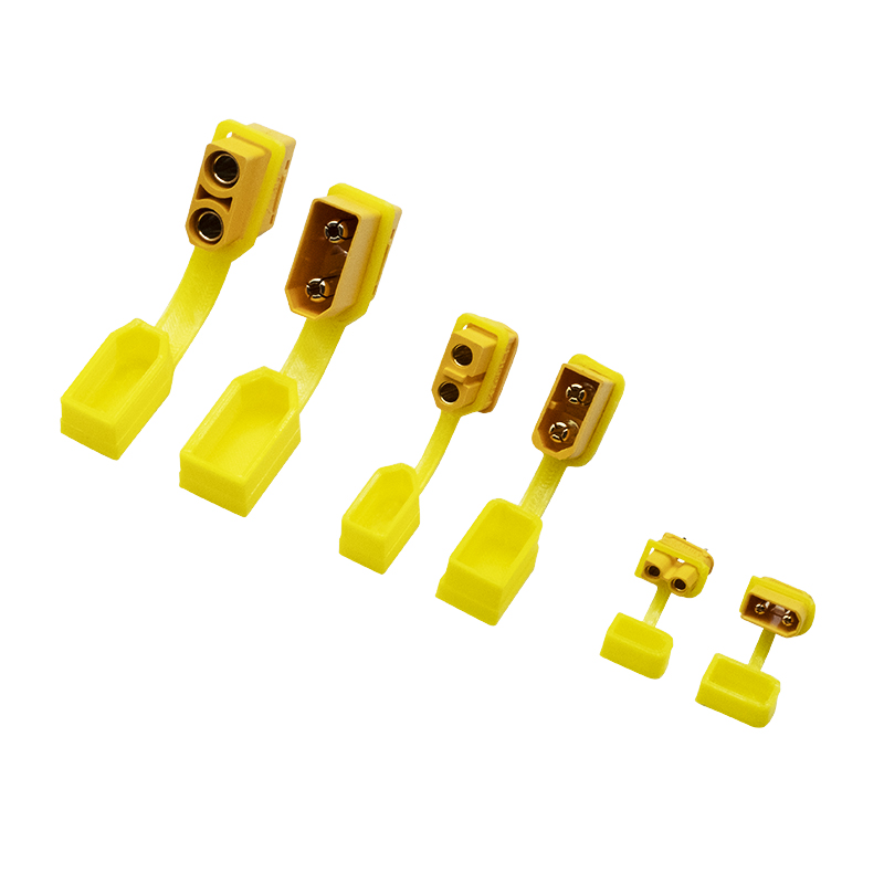 RJX 5pairs 3D Printed Connector Protection Cap Cover XT30 XT60 XT90 Male Female Plug Shell Jacket Dustproof Insulation 