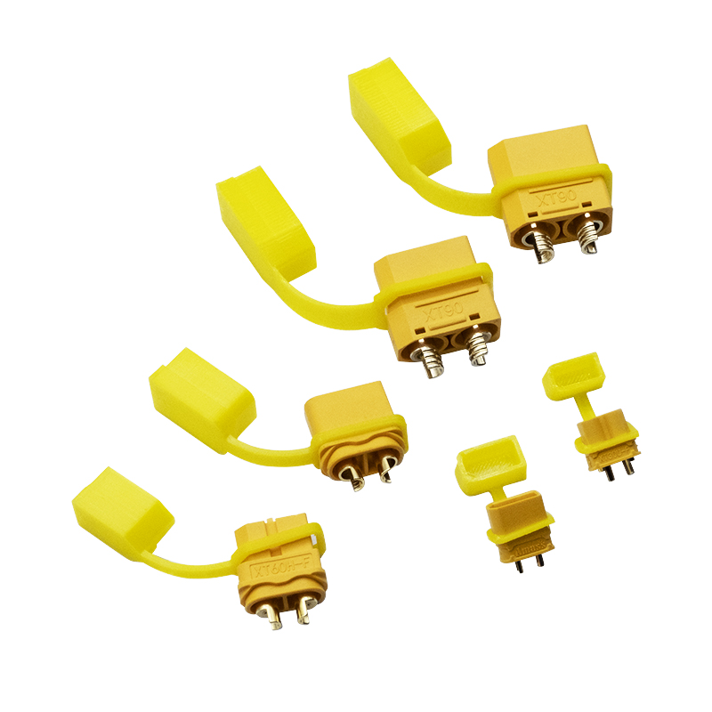 RJX 5pairs 3D Printed Connector Protection Cap Cover XT30 XT60 XT90 Male Female Plug Shell Jacket Dustproof Insulation 
