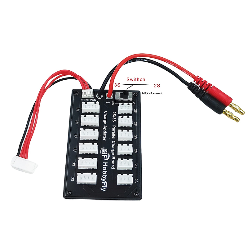 RJX 1pcs 2S 3S Lithium Battery Parallel Balance Charging Board 7.4V 11.1V For IMAX