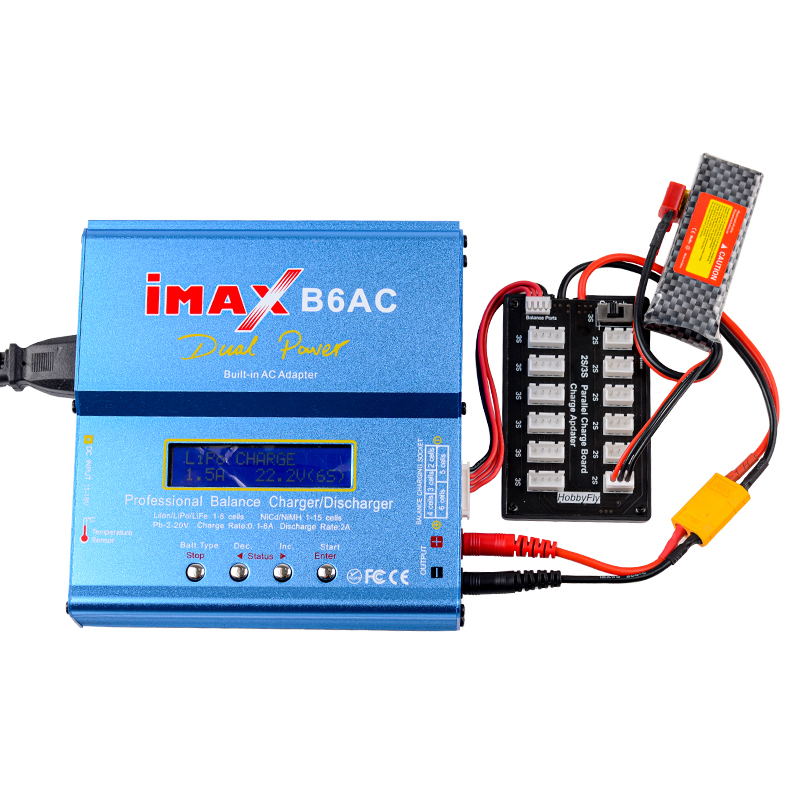 RJX 1pcs Lipo Battery Charger Parallel Balanced Charging Board for XT60 2S 3S 7.4V 11.1V LiPo Batteries Plug Battery 