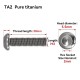 RJX 50pcs M3 6-30mm TA2 Button Head Titanium screws 