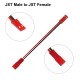 RJX 10pcs 10cm 20AWG 2Pin JST Male to Female Connector Extension Cable Wire