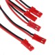 RJX 10pcs 10cm 20AWG 2Pin JST Male to Female Connector Extension Cable Wire