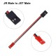 RJX 10pcs 10cm 20AWG JR Male Servo to JST Male Plug Receiver Connector Adapter Cable 