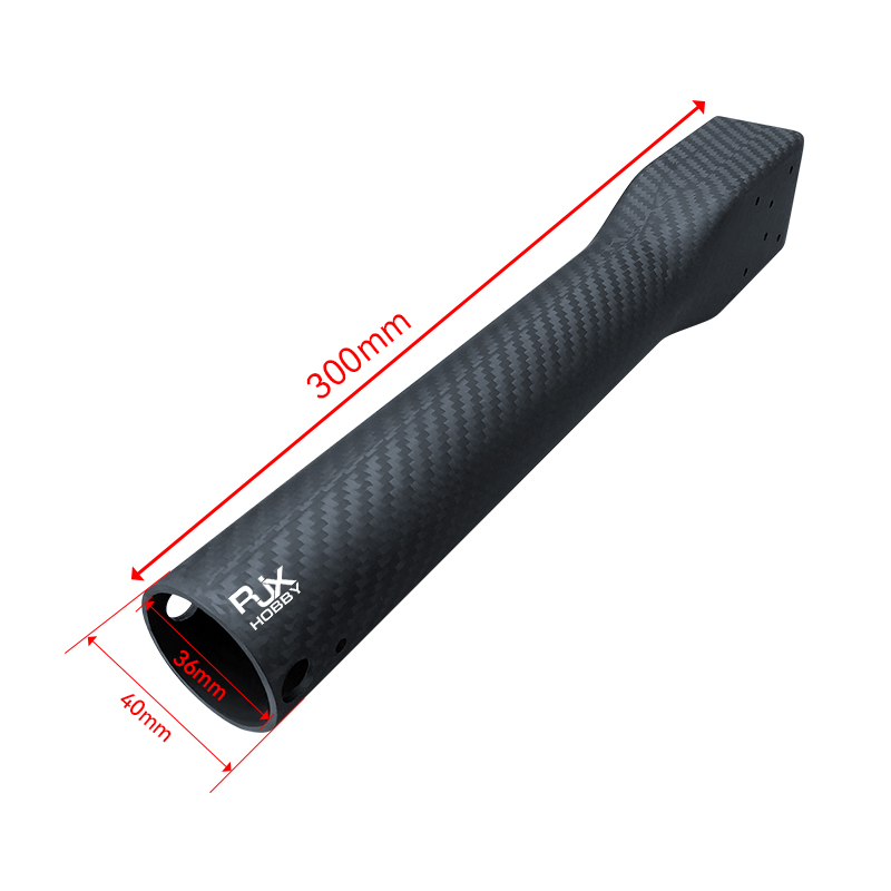 RJXHOBBY 1pcs 40x36X300mm Carbon fiber arm for Plant Protection UAV Multicopter