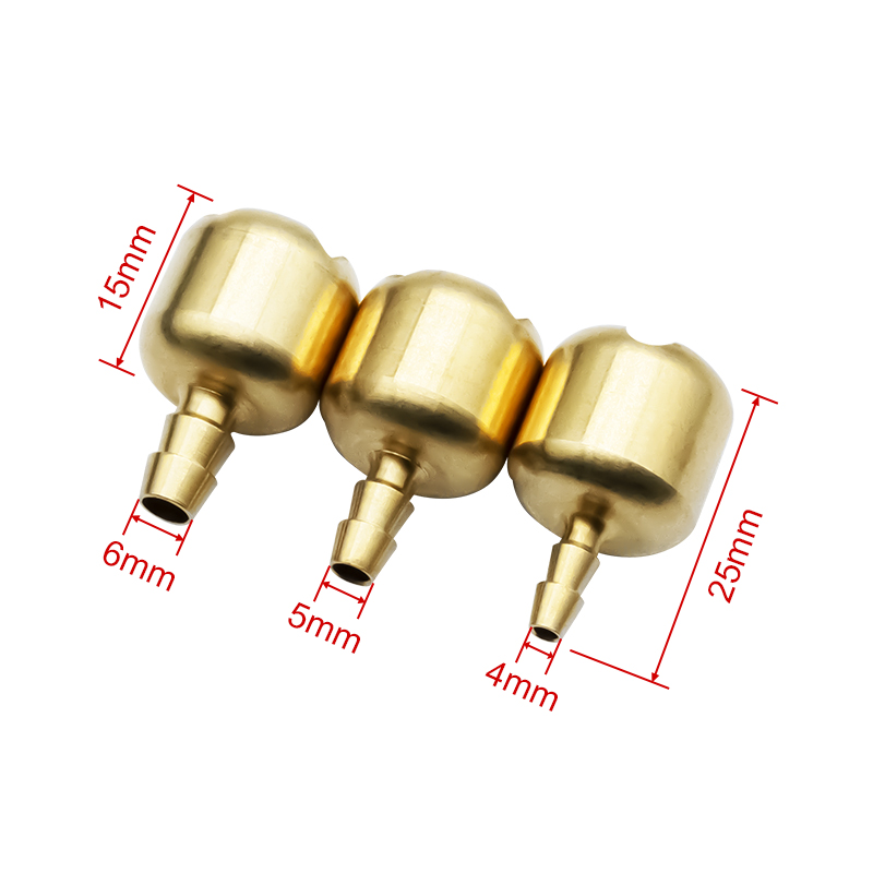 RJX 1pcs 4mm 5mm 6mm Brass Anti-Foam Heavy Hammer Oil Filter Tubing Fuel Tank Car Model Ship Model Accessory