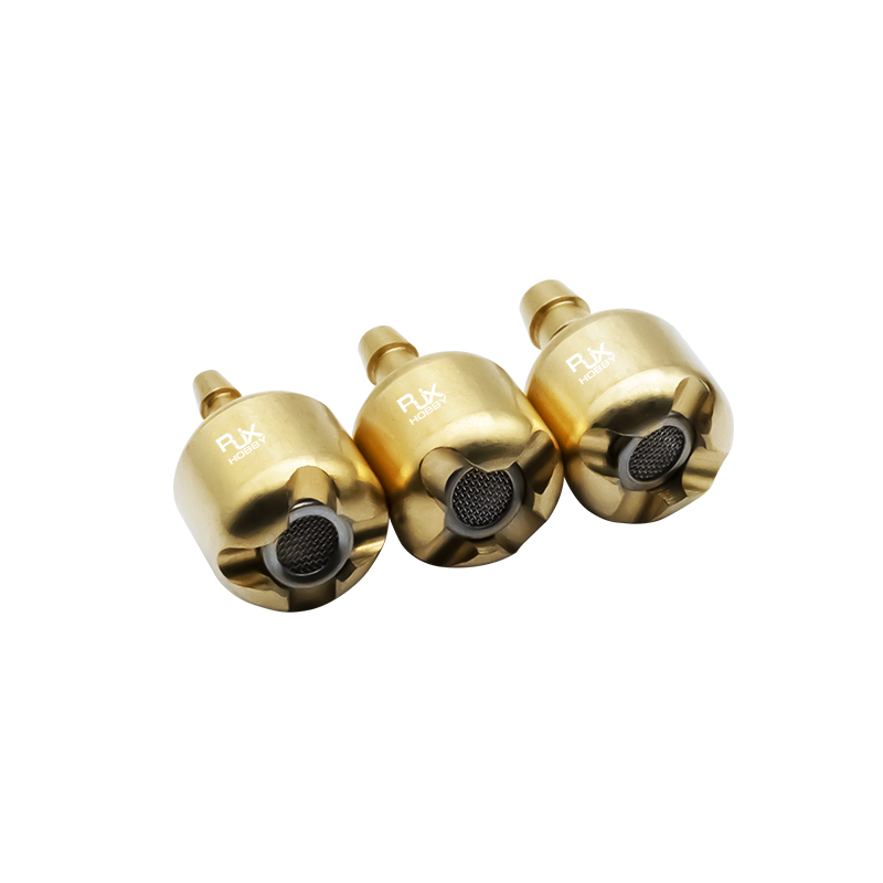 RJX 1pcs 4mm 5mm 6mm Brass Anti-Foam Heavy Hammer Oil Filter Tubing Fuel Tank Car Model Ship Model Accessory