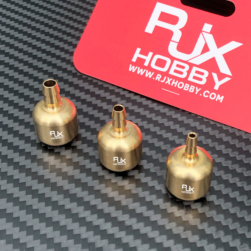 RJX 1pcs 4mm 5mm 6mm Brass Anti-Foam Heavy Hammer Oil Filter Tubing Fuel Tank Car Model Ship Model Accessory