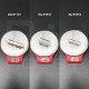 RJX 4pcs M6 Steel Wire Rope Isolator Anti-vibration Shock Gimbal Dampener for UAV