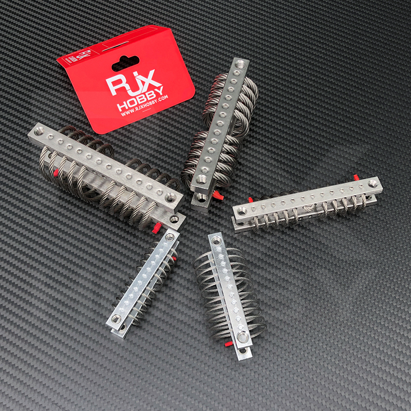 RJX 4pcs M6 Steel Wire Rope Isolator Anti-vibration Shock Gimbal Dampener for UAV