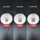 RJX 4pcs M5 M6 RC UAV Aerial Photography High Performance Steel Wire Rope Isolator Anti-vibration Shock Gimbal Dampener