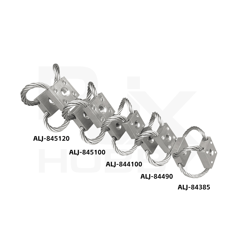 RJX 4pcs M5 M6 RC UAV Aerial Photography High Performance Steel Wire Rope Isolator Anti-vibration Shock Gimbal Dampener