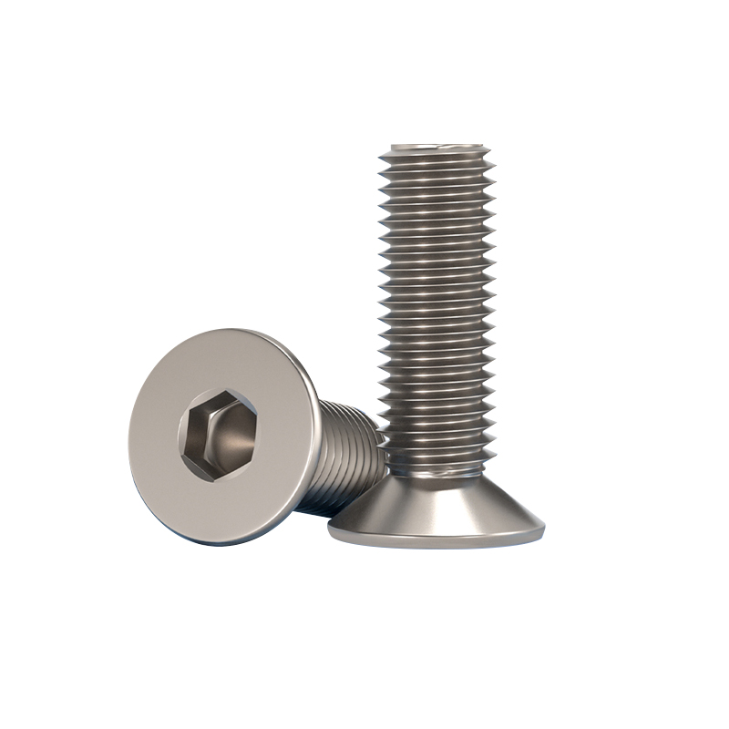 RJX 50pcs M3 6-40mm TA2 Countersunk Hex Socket Screw