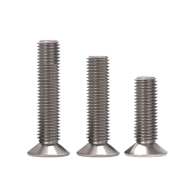 RJX 50pcs M3 6-40mm TA2 Countersunk Hex Socket Screw