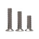 RJX 50pcs M3 6-40mm TA2 Countersunk Hex Socket Screw