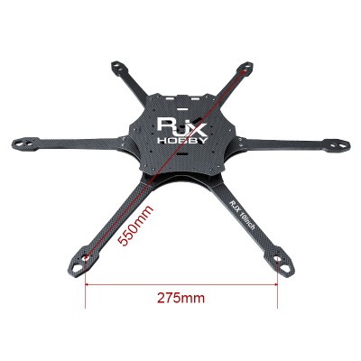 RJX Mark4 10 inch 6 Arms Carbon Fiber Frame Kit For RC FPV Racing Drone
