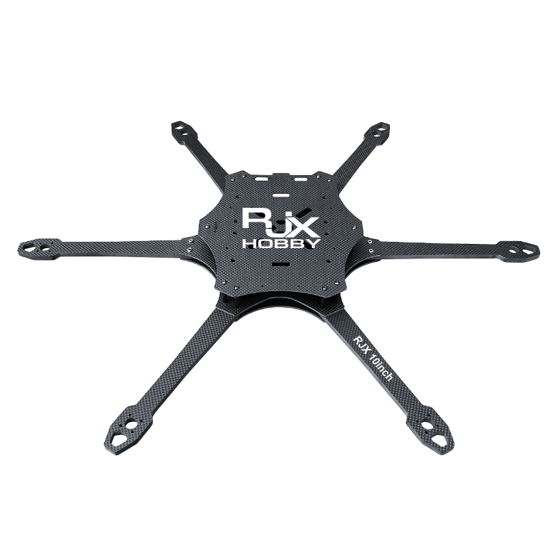 RJX Mark4 10 inch 6 Arms Carbon Fiber Frame Kit For RC FPV Racing Drone