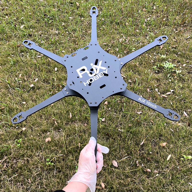 RJX Mark4 10 inch 6 Arms Carbon Fiber Frame Kit For RC FPV Racing Drone