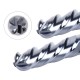 RJX 1pcs R2-R10 4 Flute tungsten steel Carbide Ball nose Cutter for Aluminum CNC Center Machining Milling Tool